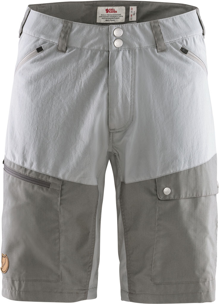 fjellreven abisko midsummer shorts herre - shark grey - super grey