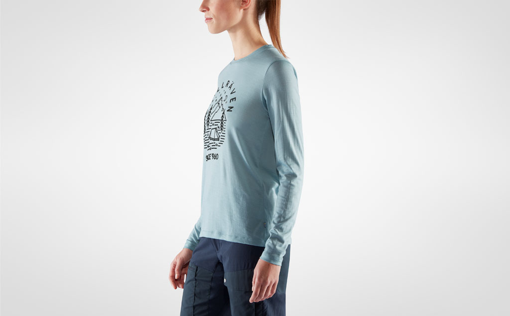 Fjellreven Abisko Wool Tältplats LS Dame - Image 5