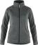 fjellreven Övik fleece zip sweater dame - dark grey