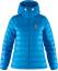 fjellreven expedition pack down hoodie dame - un blue