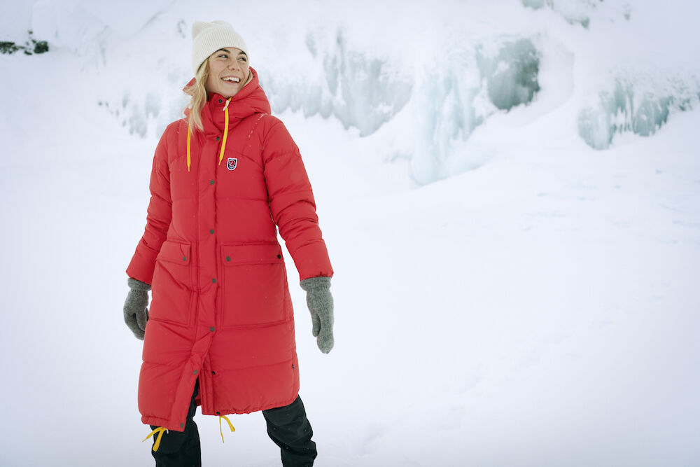 Expedition Long Down parka dame er en svært varm dunparka for vinterbruk