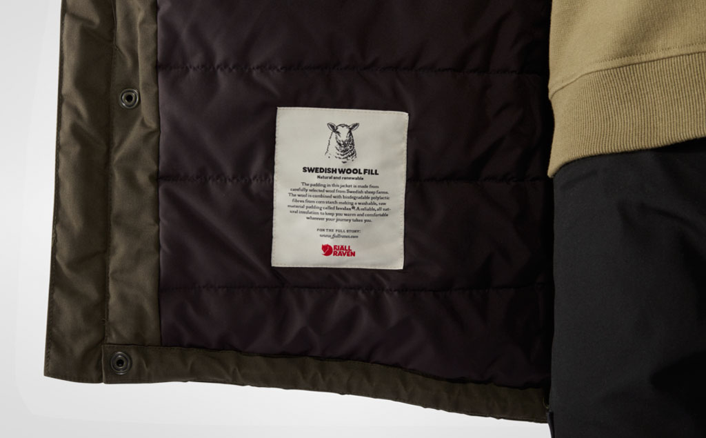 Fjellreven Vidda Pro Wool Padded Jakke Herre - Image 13