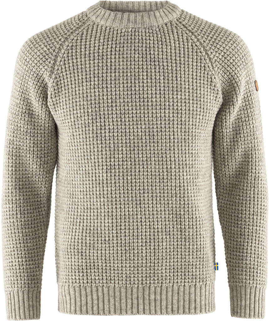 fjellreven brattlands sweater no.1 herre - fog