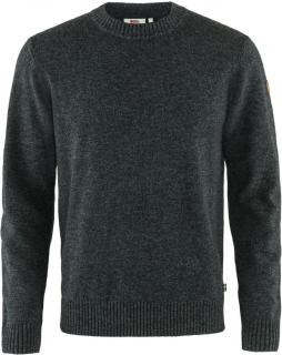 fjellreven Övik round-neck sweater herre - dark grey