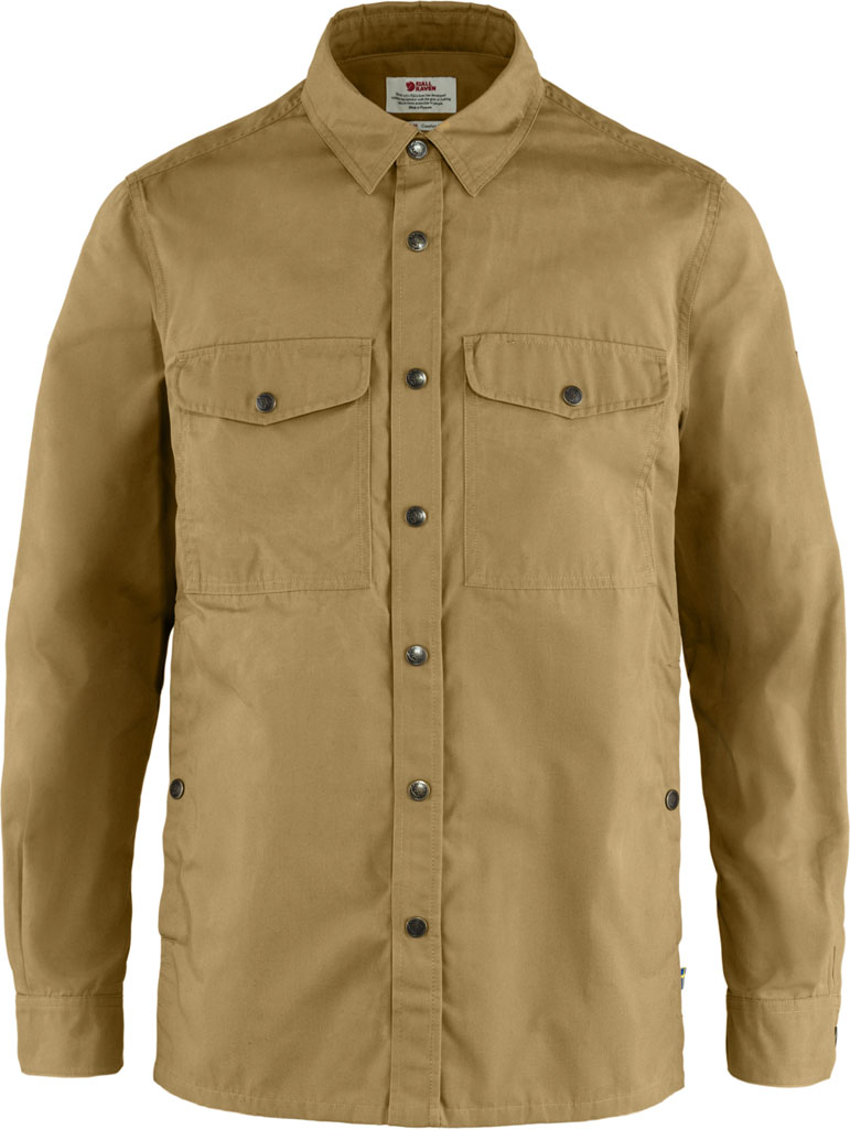 fjellreven singi overshirt herre - buckwheat brown