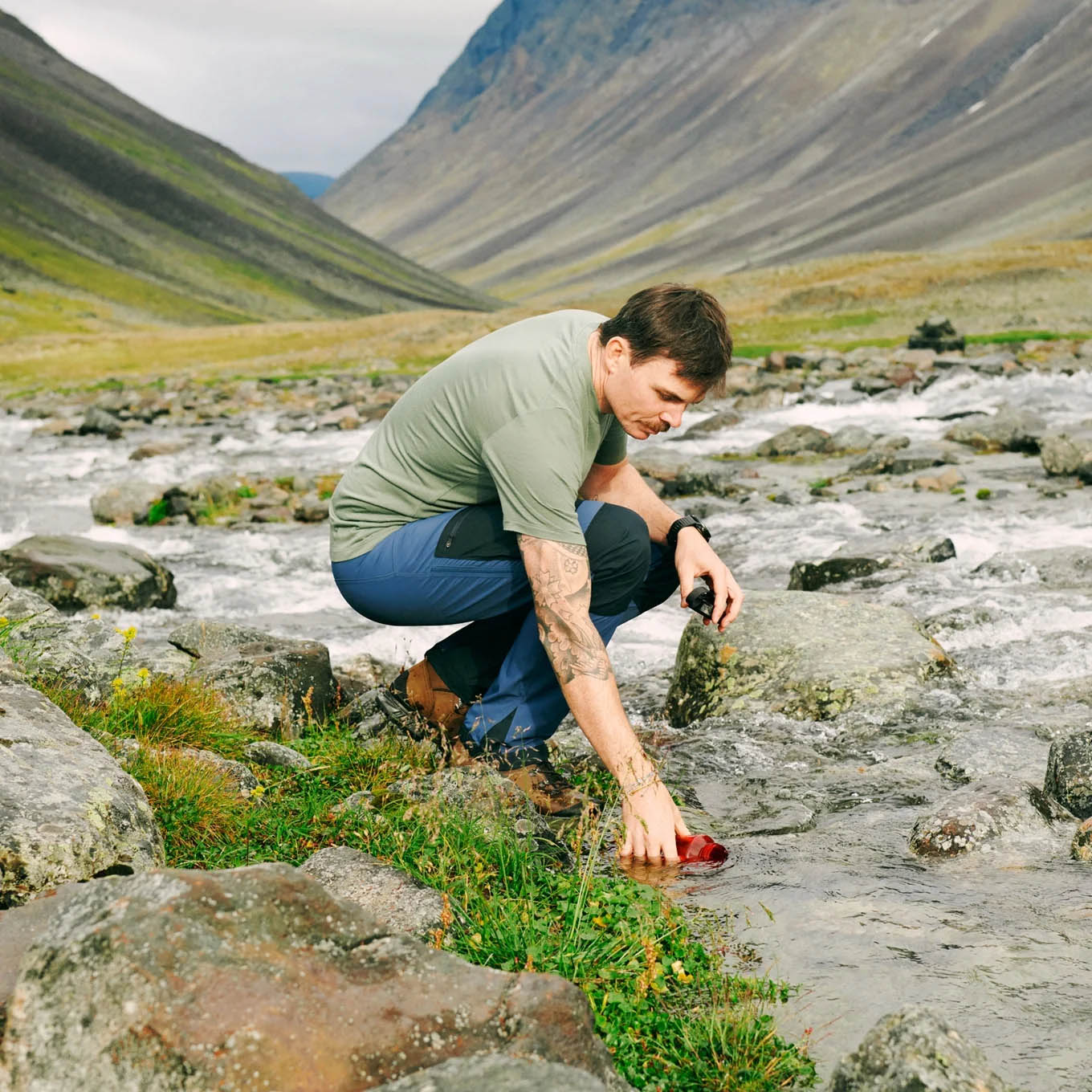 Fjällräven Abisko Wool Classic SS Herre - Image 5