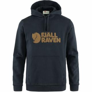 fjellreven fjällräven logo hoodie herre - dark navy