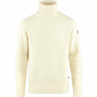 fjellreven Övik roller neck sweater herre - chalk white