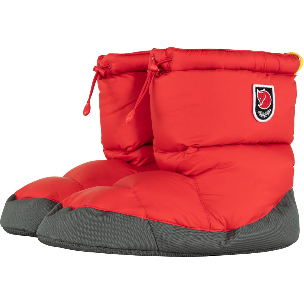 fjellreven expedition down booties - true red