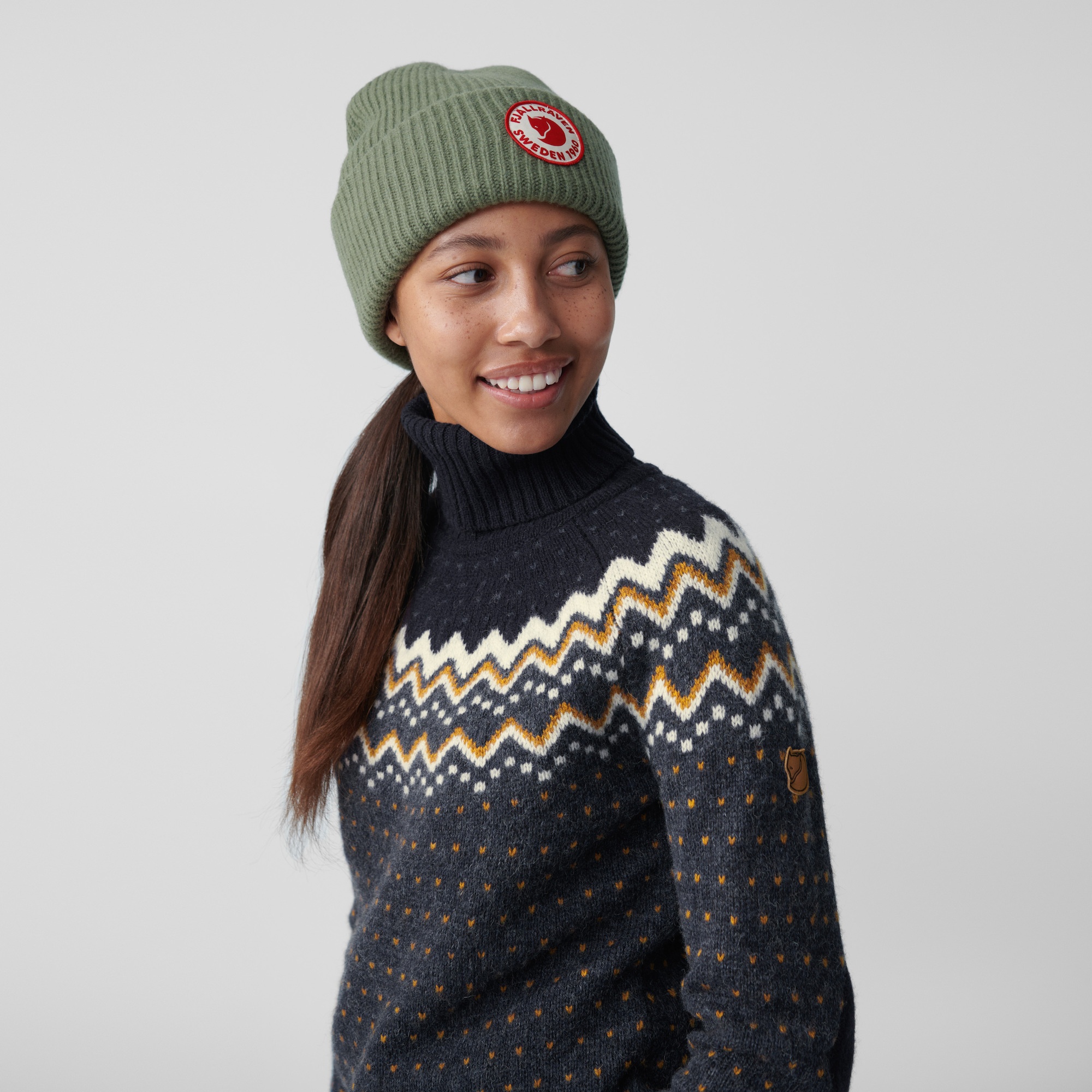 Fjällräven Övik Knit Roller Neck Dame - Image 5