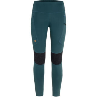 fjellreven abisko trekking tights hd dame - mountain blue