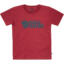 fjellreven kids fjällräven logo t-shirt - pomegranate red