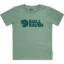 fjellreven kids fjällräven logo t-shirt - patina green