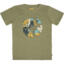 fjellreven kids forest findings t-shirt - light olive