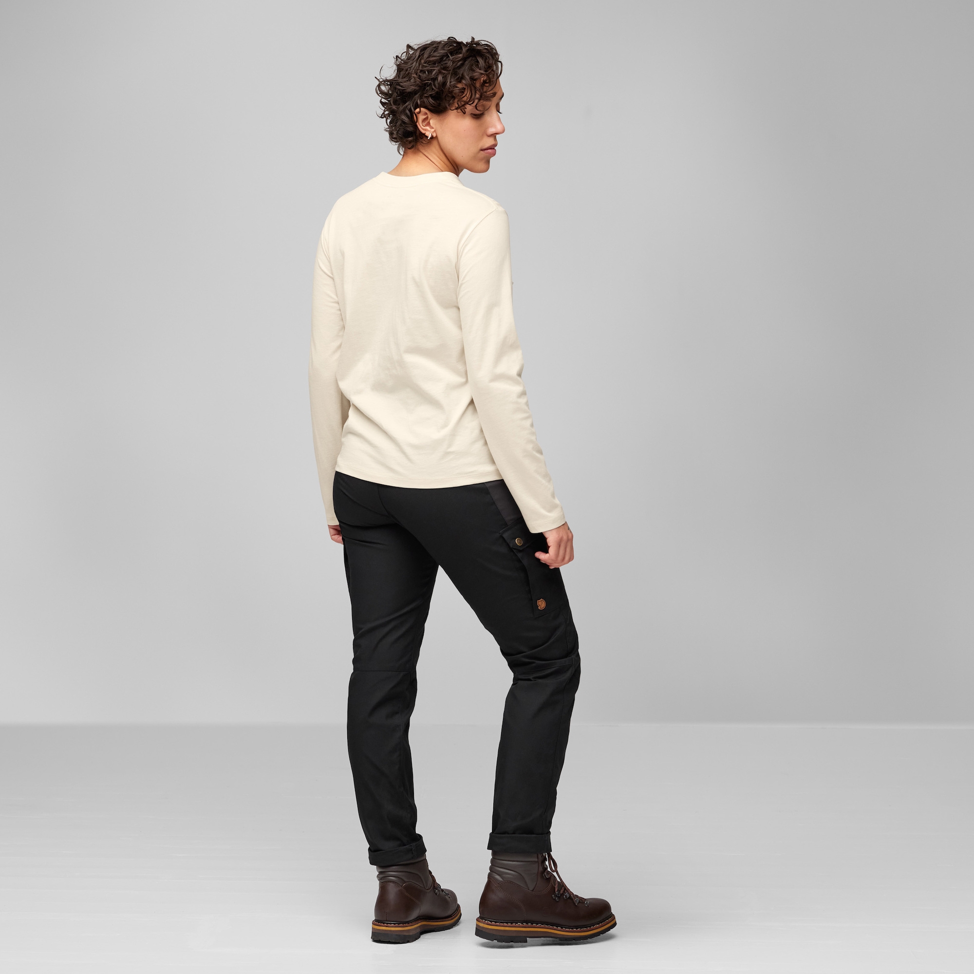 Fjällräven 1960 Logo T-shirt LS Dame - Image 3