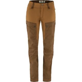 fjellreven keb trousers curved dame - timber brown - chestnut
