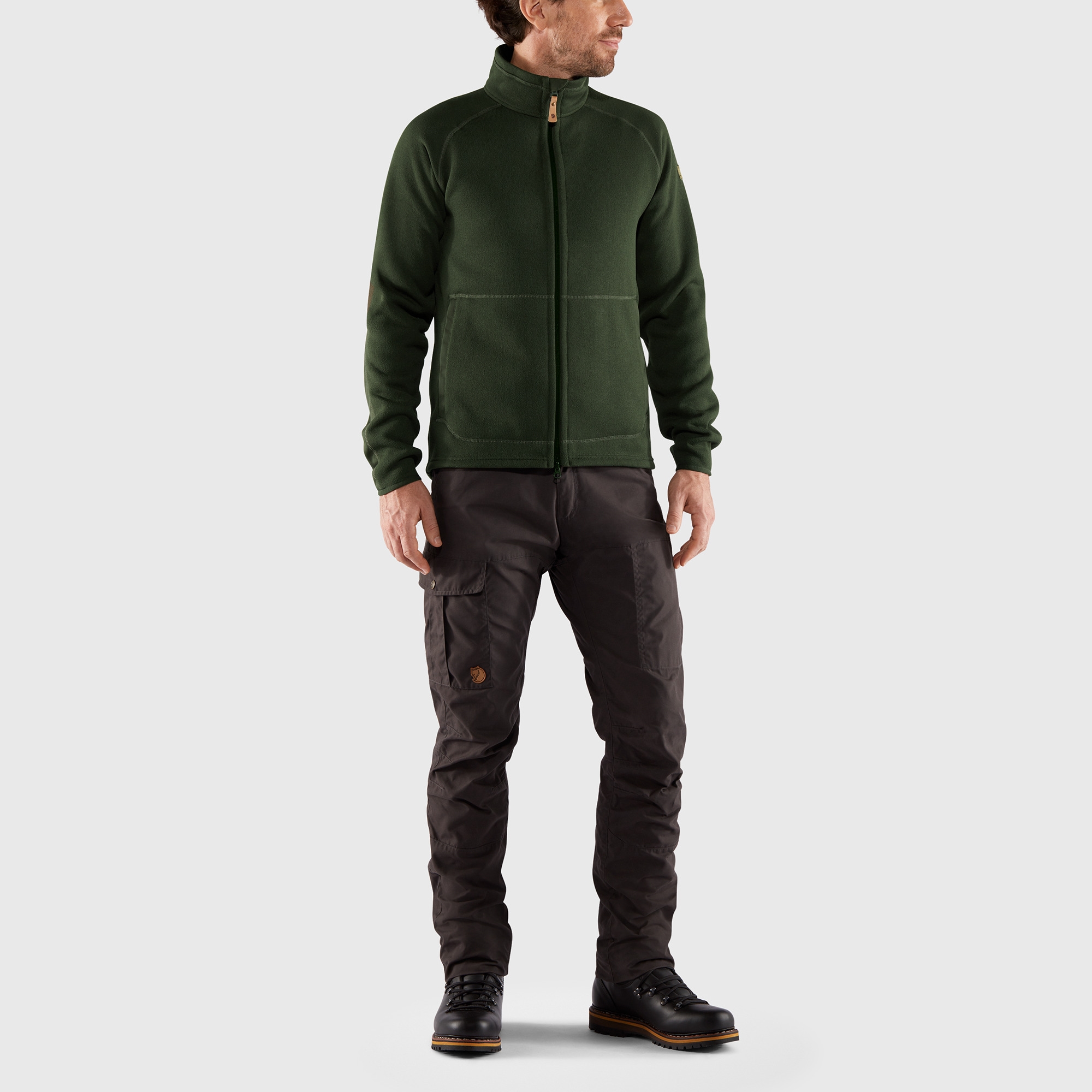 Fjällräven Övik Fleece Zip Sweater Herre - Image 5