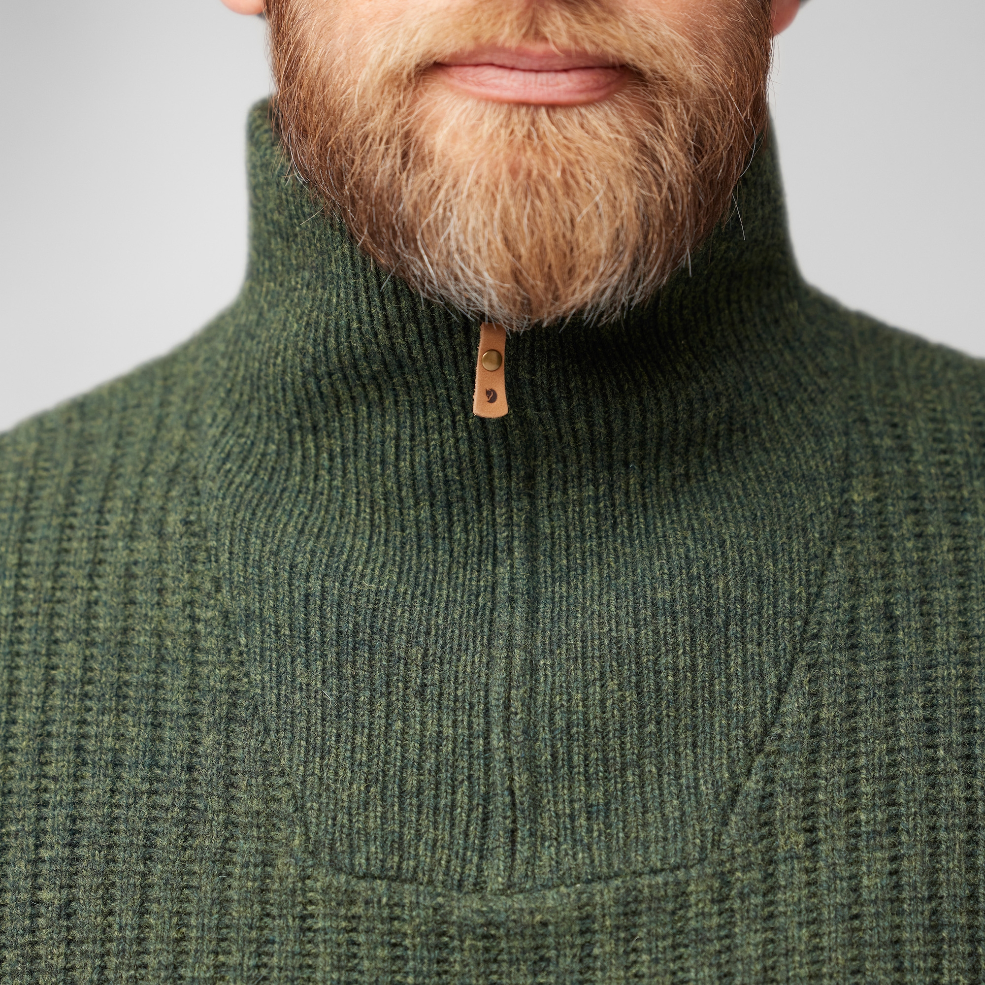 Fjällräven Övik Half Zip Knit Herre - Image 8