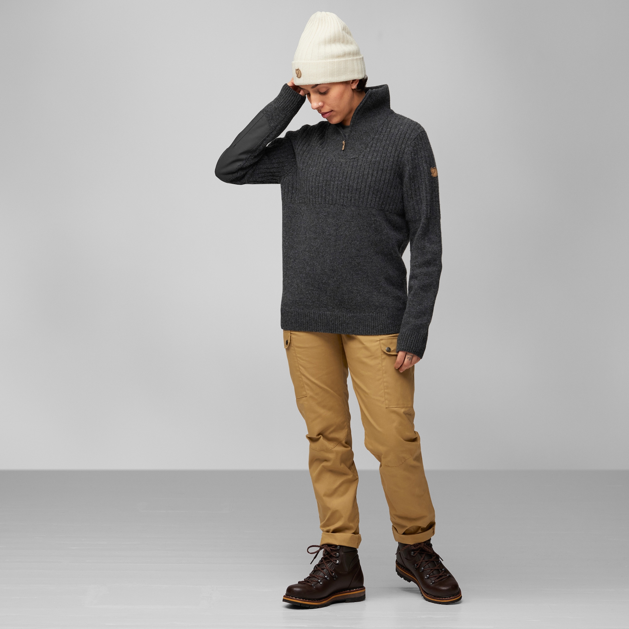 Fjällräven Övik Half Zip Knit Dame - Image 4