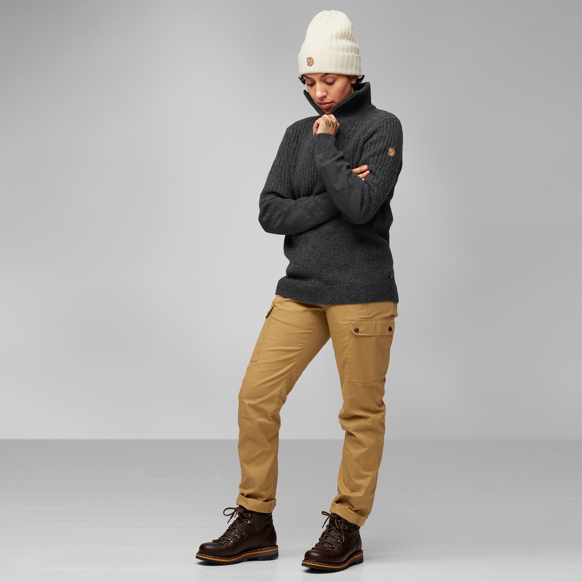Fjällräven Övik Half Zip Knit Dame - Image 6
