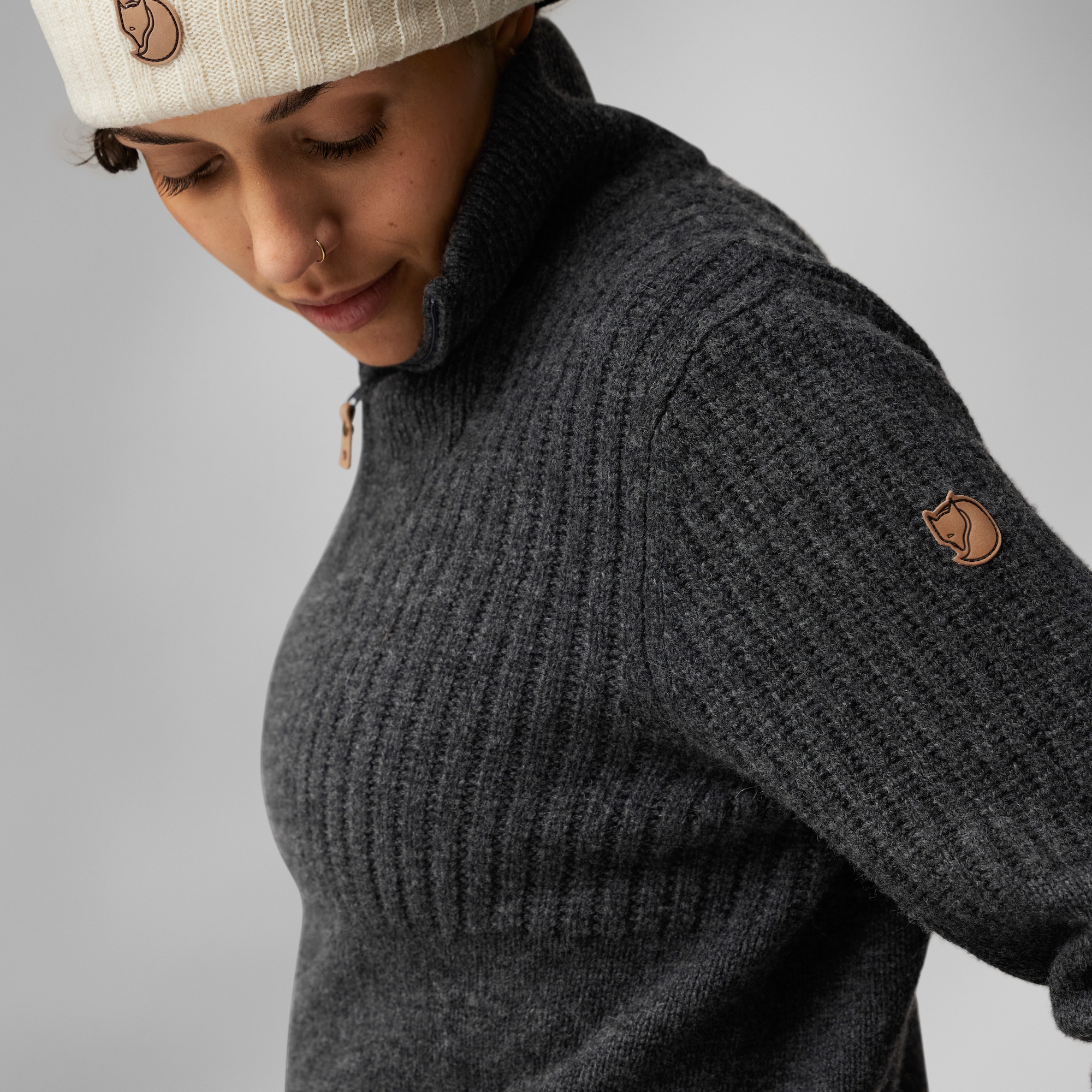 Fjällräven Övik Half Zip Knit Dame - Image 5