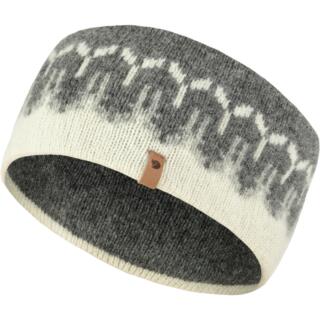 fjellreven Övik path knit headband - chalk white - grey