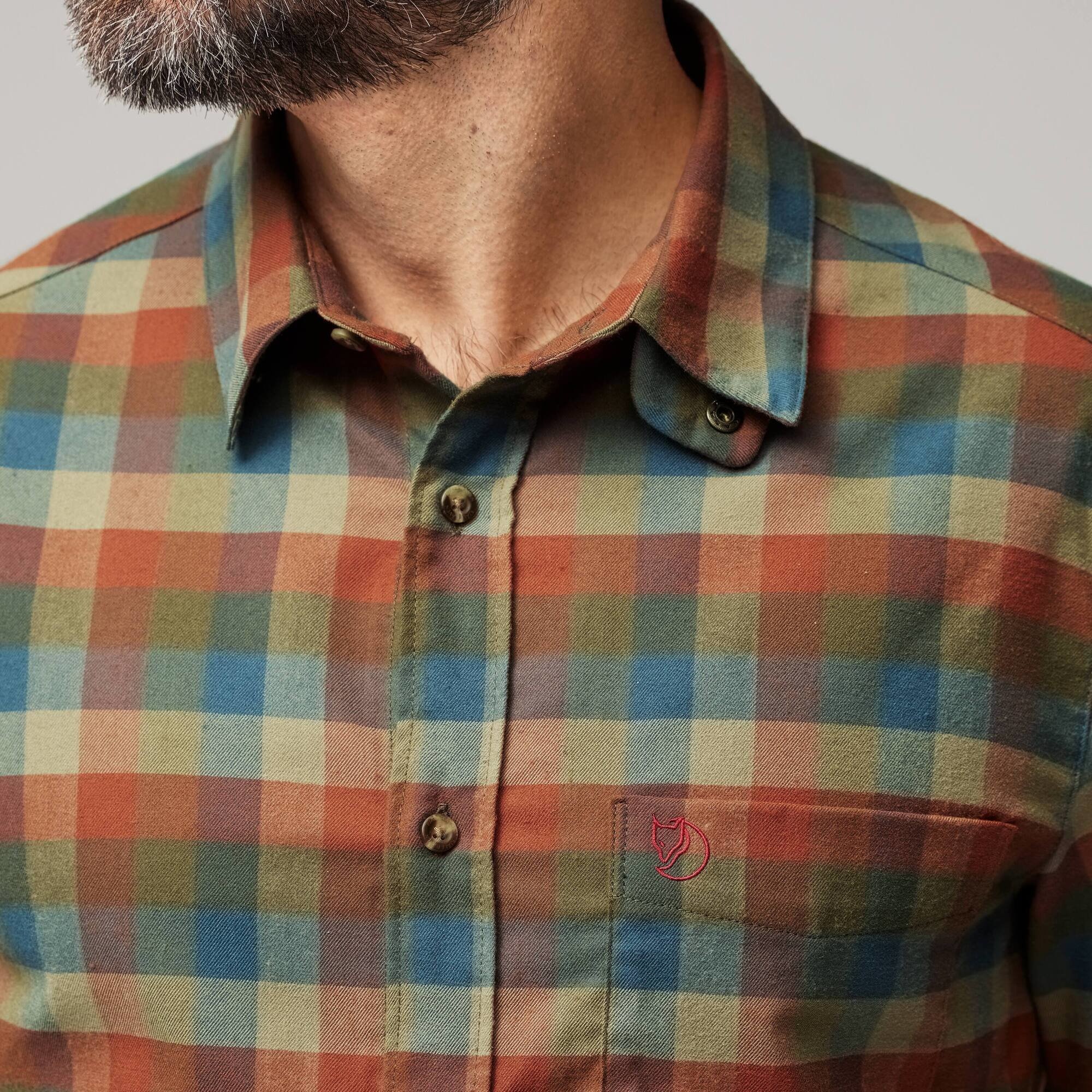 Fjällräven Lappland Stretch Flannel Skjorte Herre - Image 7