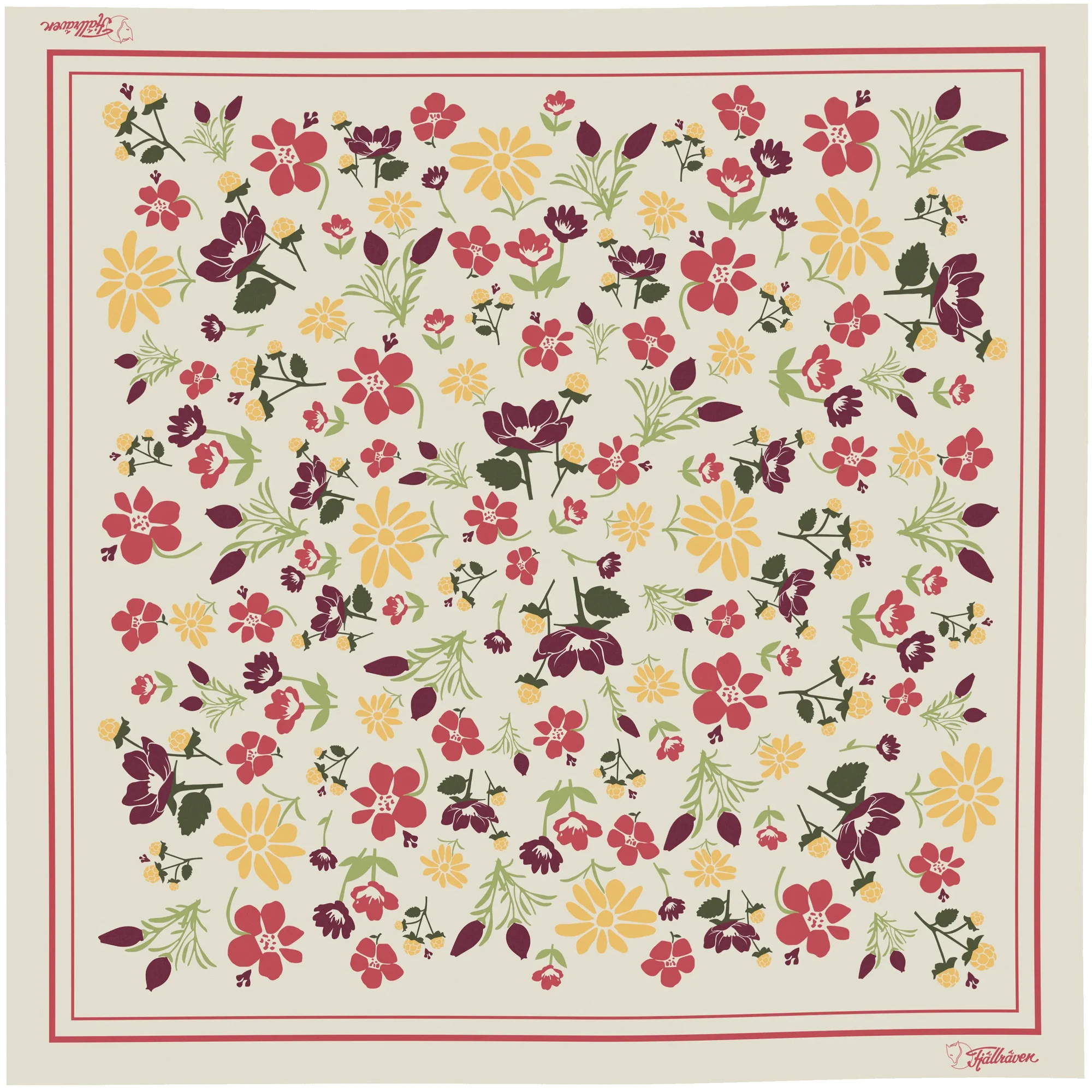 Fjällblomster Bandana