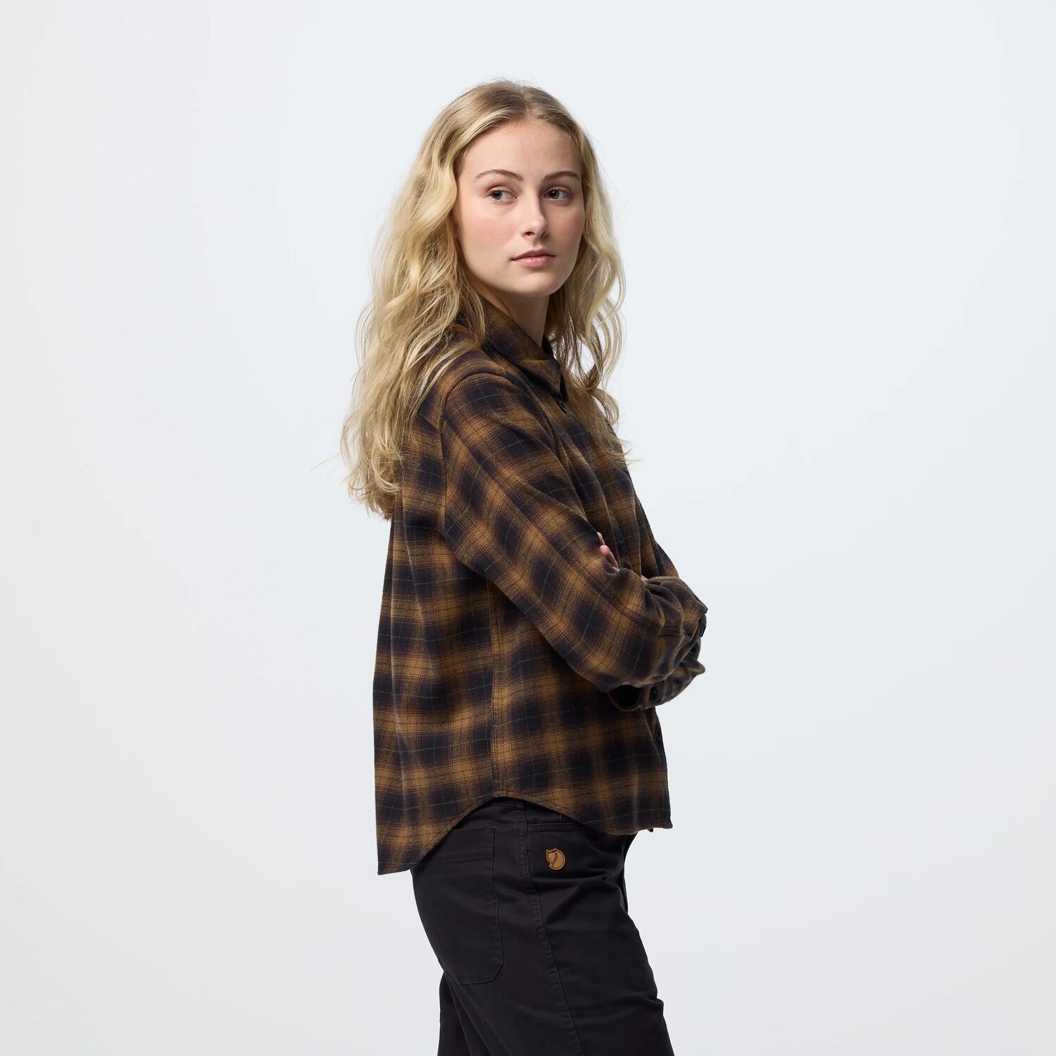 Övik Boxy Flannel Shirt til dame