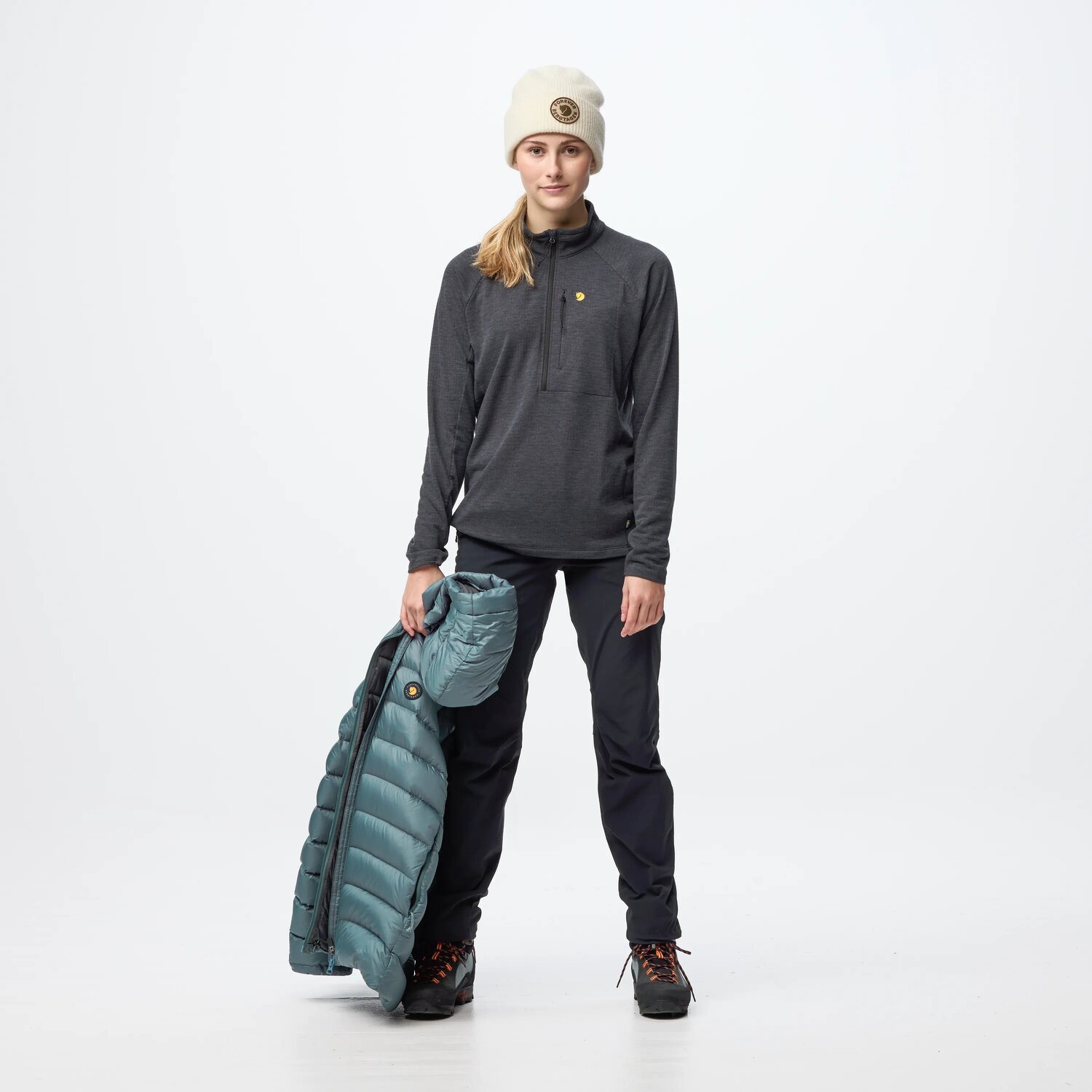 Fjällräven Bergtagen Midlayer Half Zip Dame