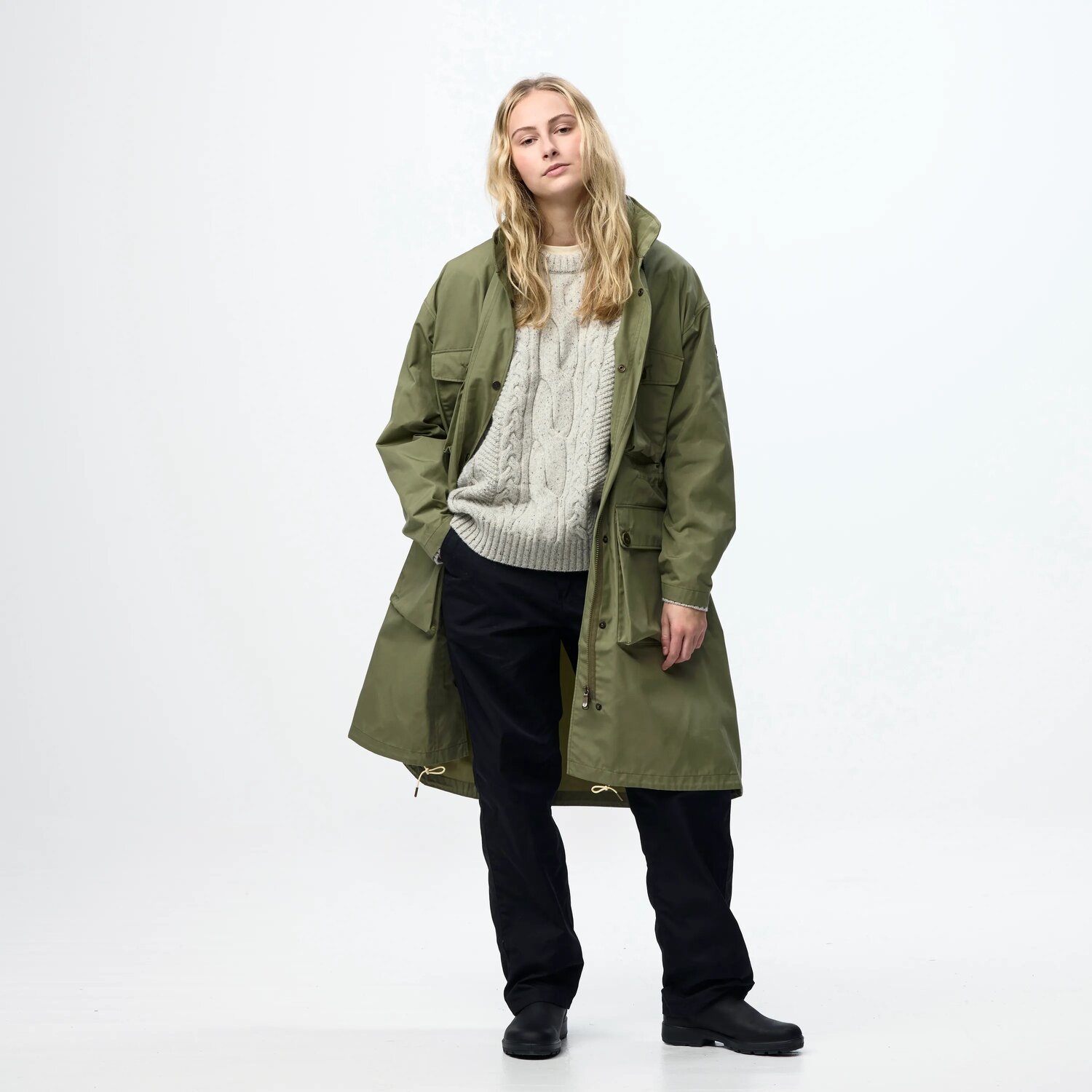 Fjällräven Övik Cable Knit Dame