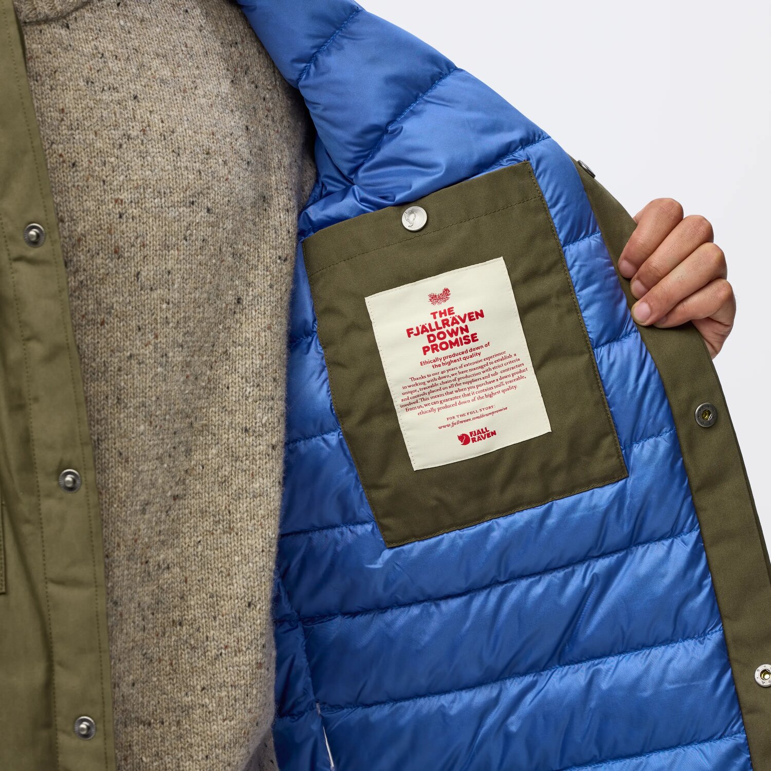 Fjällräven Övik Down Shirt Jakke Herre