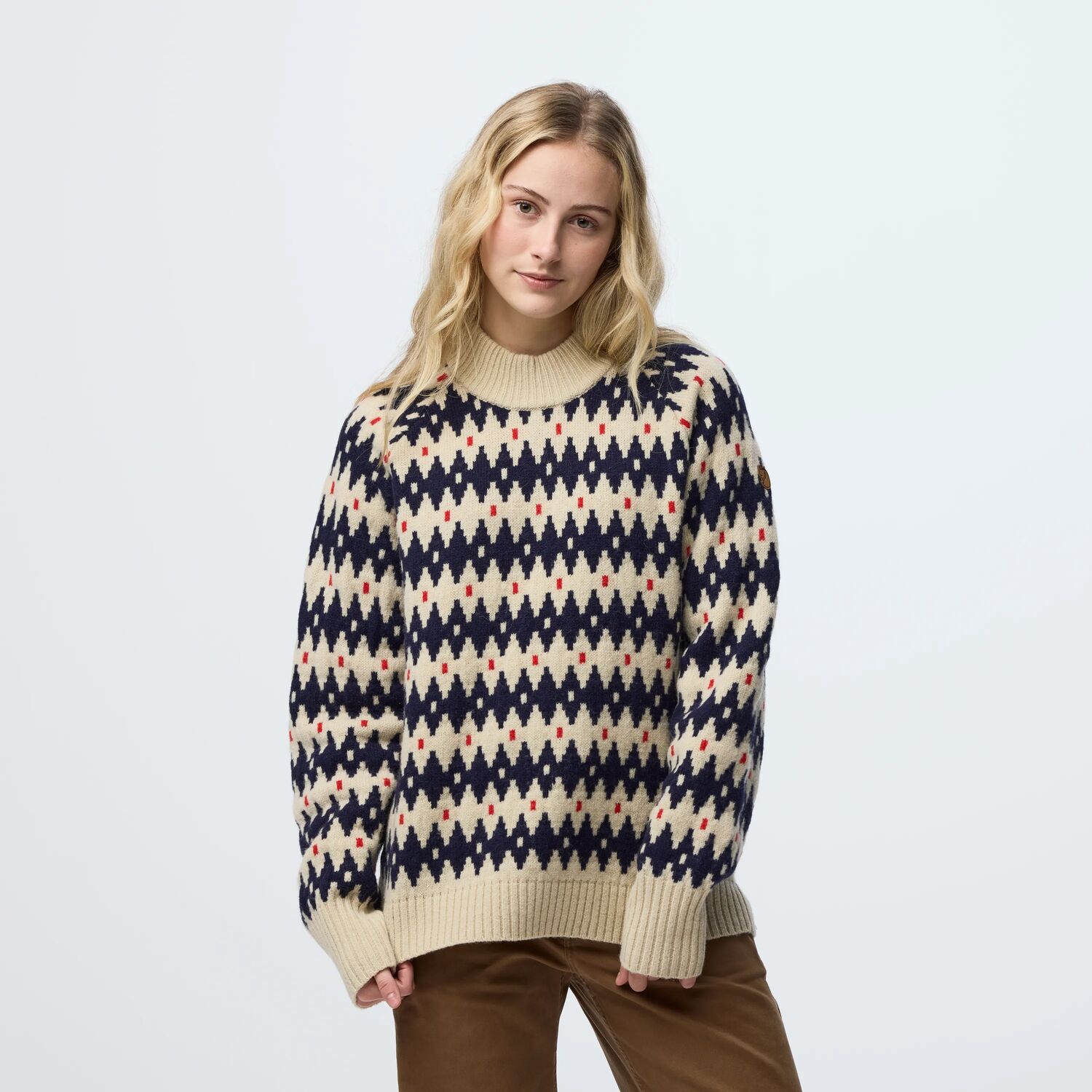 Fjällräven Övik Jacquard Knit Dame - Image 4