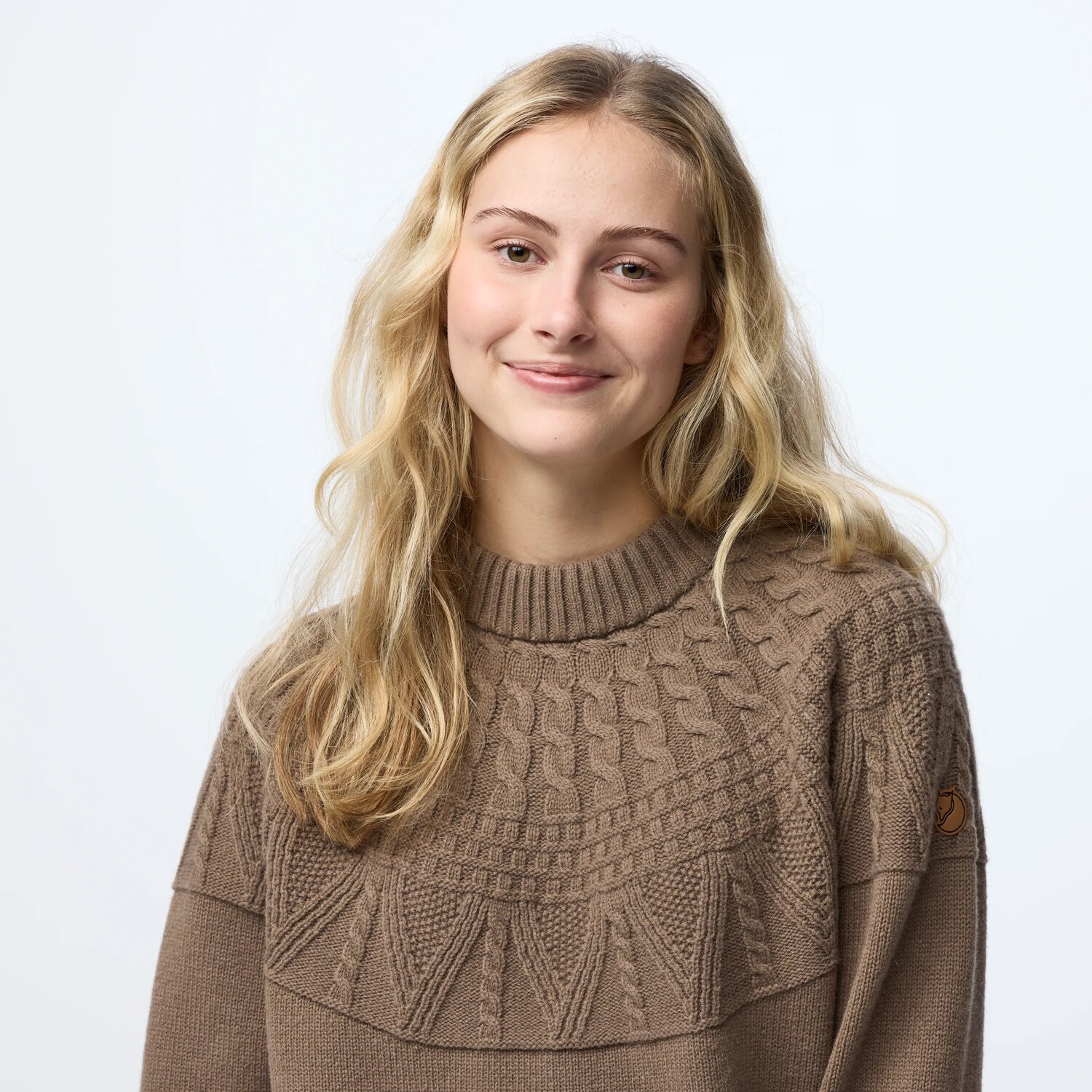 Fjällräven Övik Solid Jacquard Knit Dame